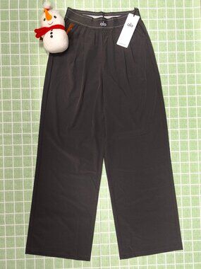 💙Deep Gray Alo Yoga Suit Up Trouser Regular💜